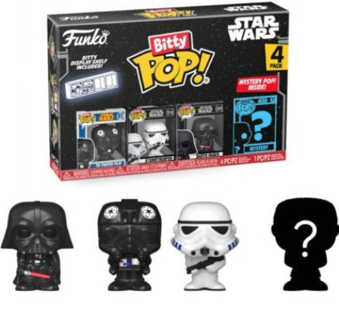 FUNKO Bitty POP! Star Wars (Darth Vader) – Pacco da 4pz In box (14x9cm)…x12