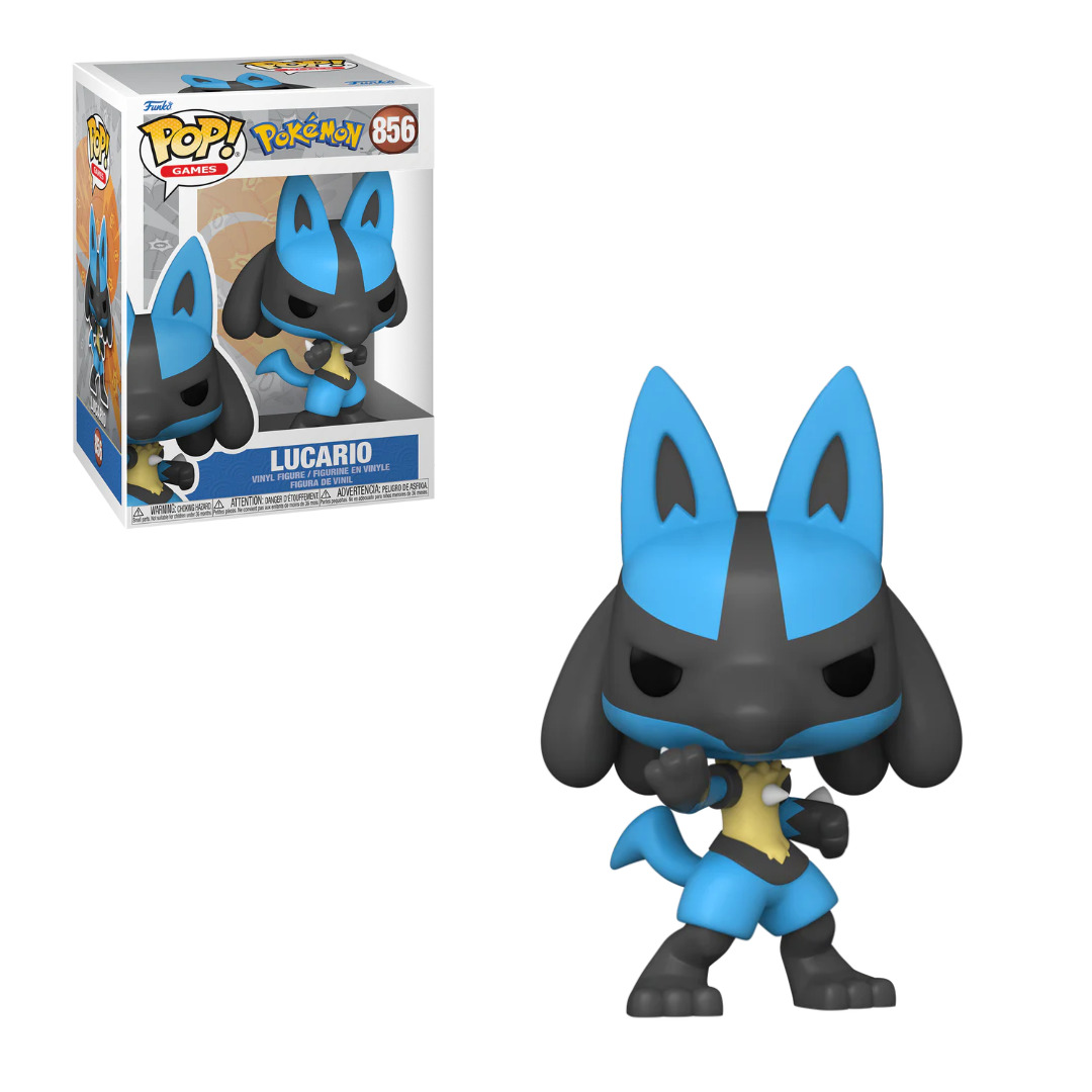 FUNKO POP! GAMES Pokemon – Lucario 856 (In Box 11x16cm) …x6