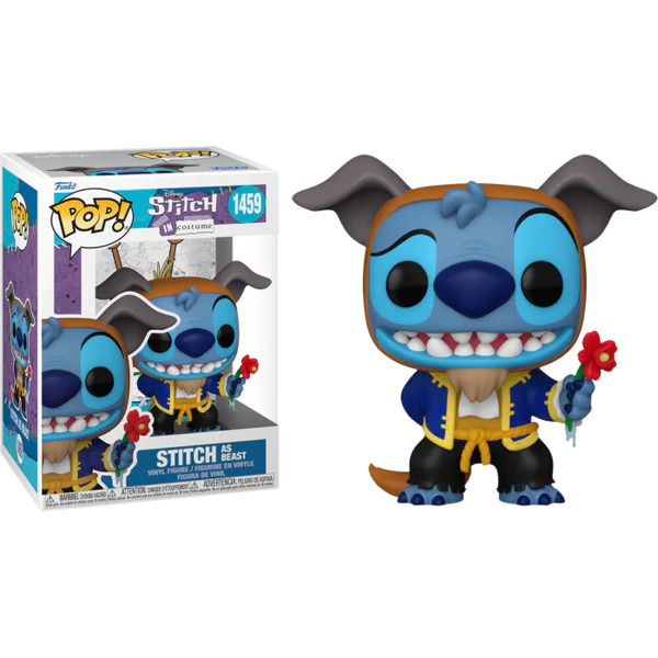 FUNKO POP – Disney –  Stitch  in Costume (as Beast) In Box (11x16cm) 1459…x6…x36