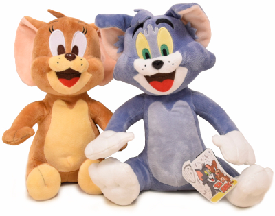 (Mis 3) TOM & JERRY Peluche 28cm – 2ass…x48