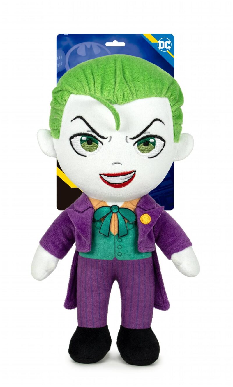 (Mis 3) DC COMICS JokerPekuche 27cm w/Backing Card