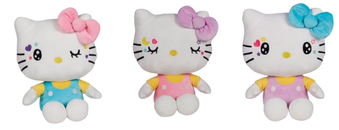 (Mis ) HELLO KITTY In Our Eyes (50esimo Anniversario) Peluche 30cm 3ass