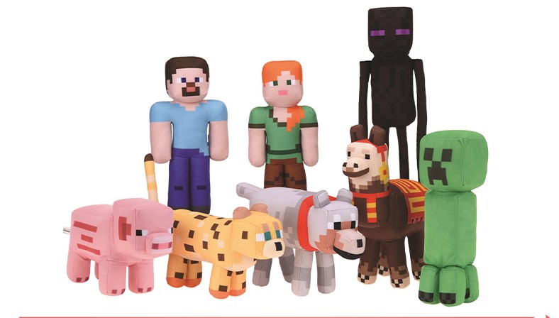 (Mis 3+) MINECRAFT Peluche 30cm – 8ass…x48