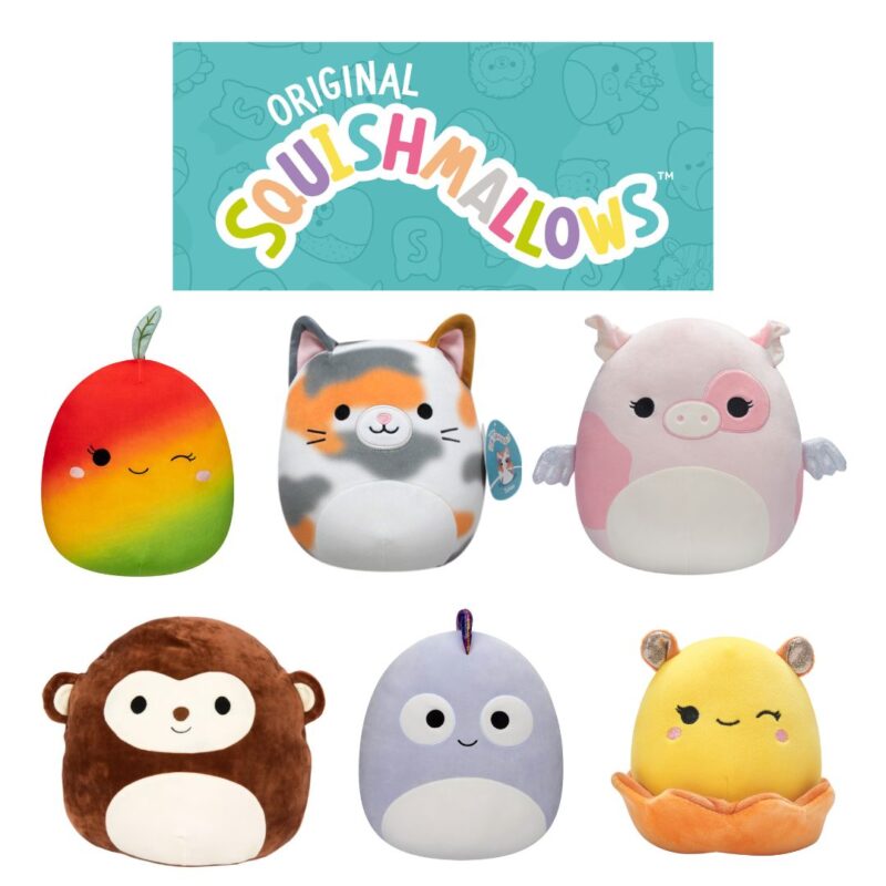 (Mis 3+) SQUISHMALLOWS Peluche 30cm -6ass…x48