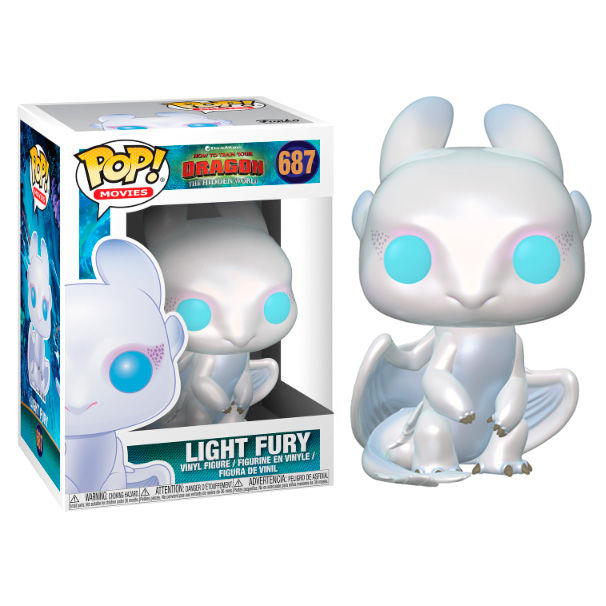 FUNKO POP! Dragon Trainer -Light Fury 687 (In box 11x16cm)…x6