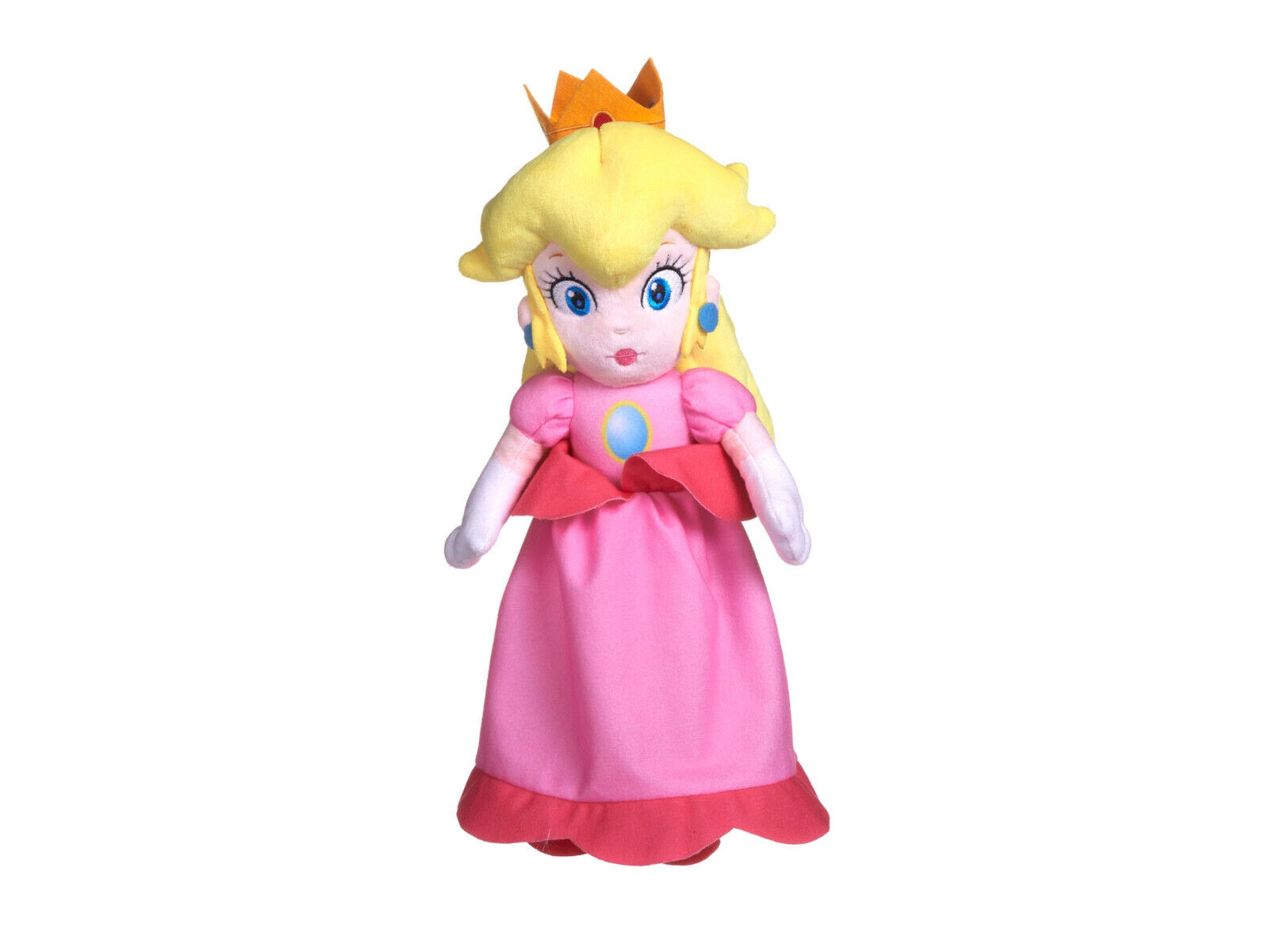 (Mis 3+) SUPER MARIO Principessa Peach sola Peluche 36cm …x24