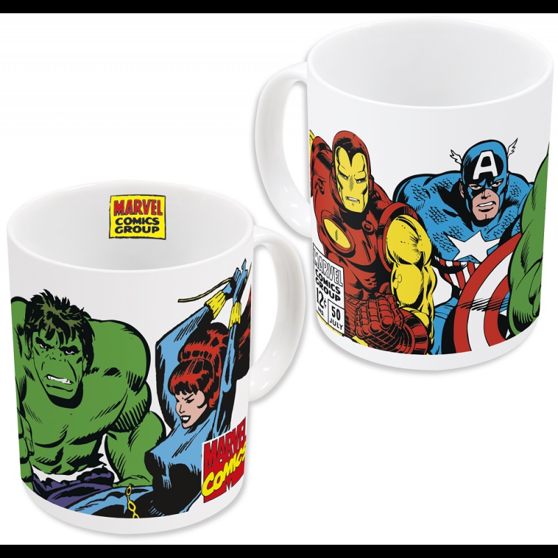 MARVEL- Avengers – Tazza in ceramica 325ml (in confezione regalo)…x6…x36