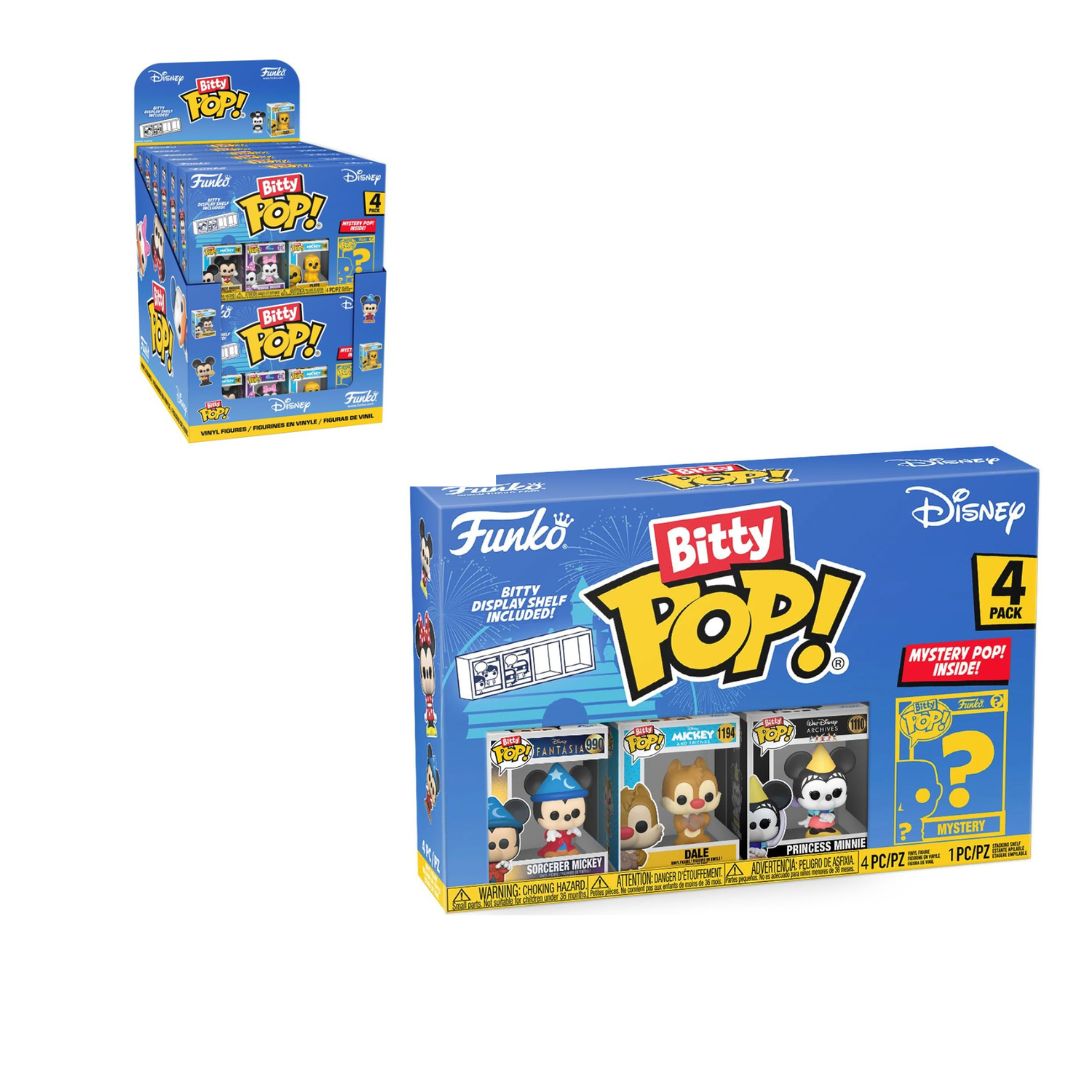 FUNKO Bitty Pop Disney Classic S1 Pacco da 4 pezzi in box (In espo da 12pz) …x12