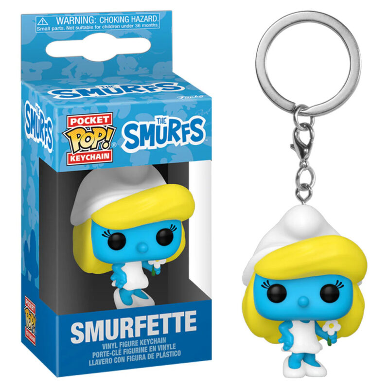 FUNKO POP Portachiavi Smurfs – Smurfette In box 5cm  …x12