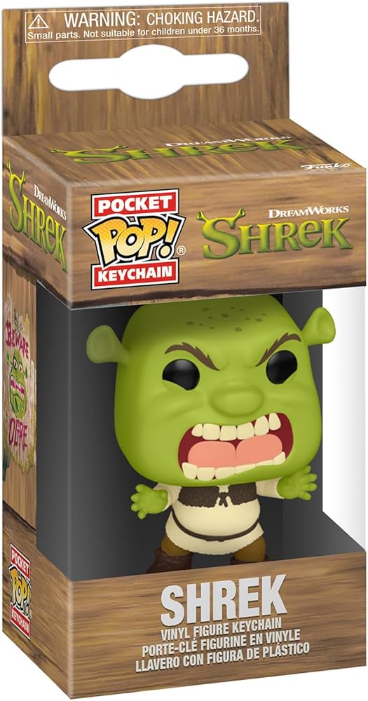 FUNKO POP! Scary Shrek Portachiavi In box 5cm…x12