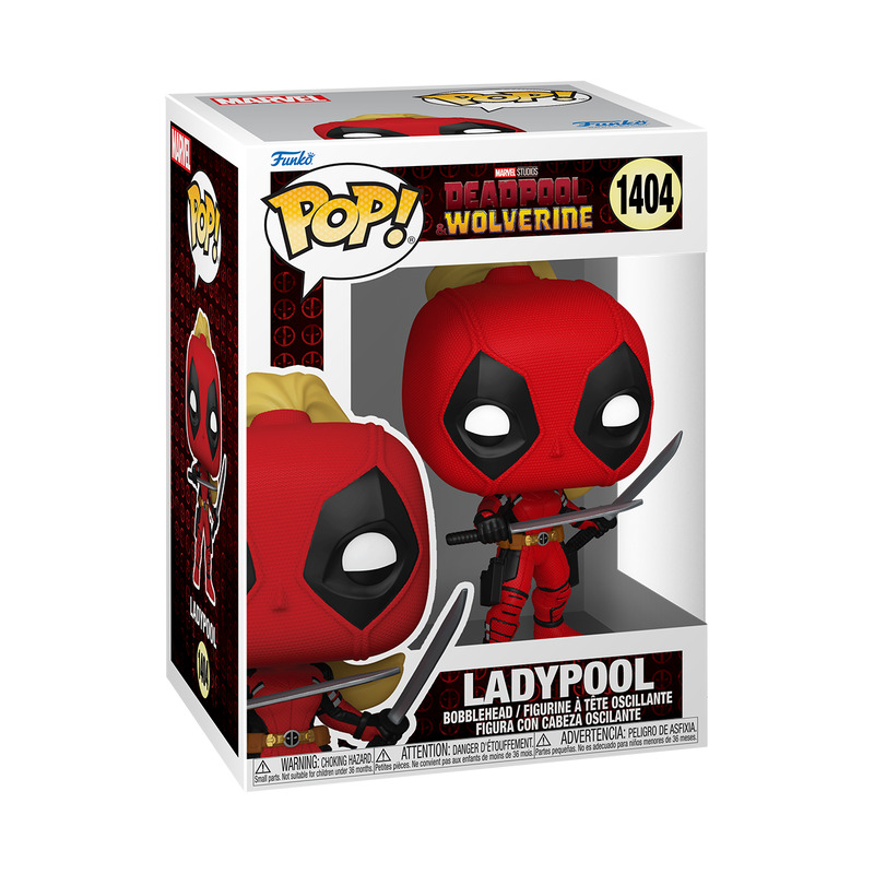 FUNKO POP MARVEL Deadpool 3 – Ladypool 1404 – In Box (16 x 11 cm)…x6