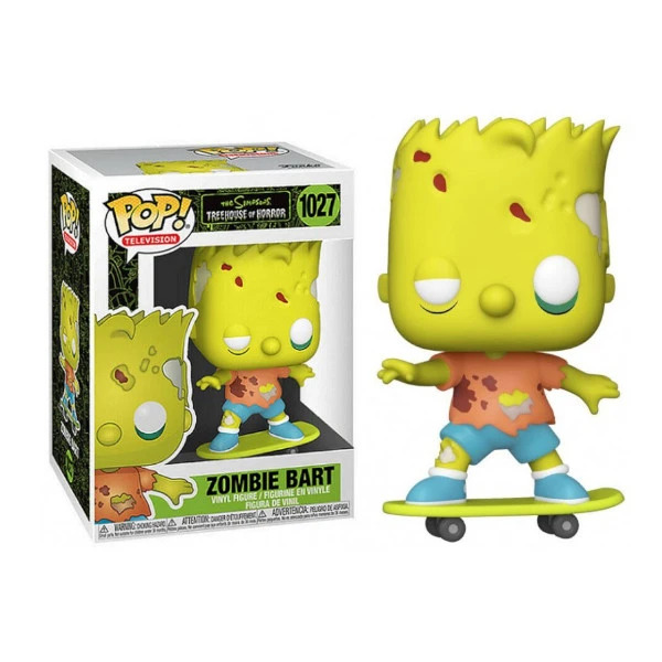 FUNKO POP MARVEL – THE SIMPSONS Zombie Bart 1027 In Box (16 x 11cm) …x6