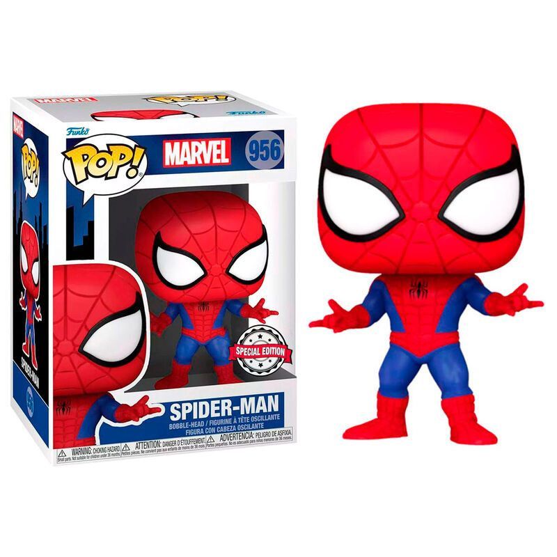 FUNKO POP MARVEL – Animated Spiderman – 956 In Box (16 x 11cm) …x6