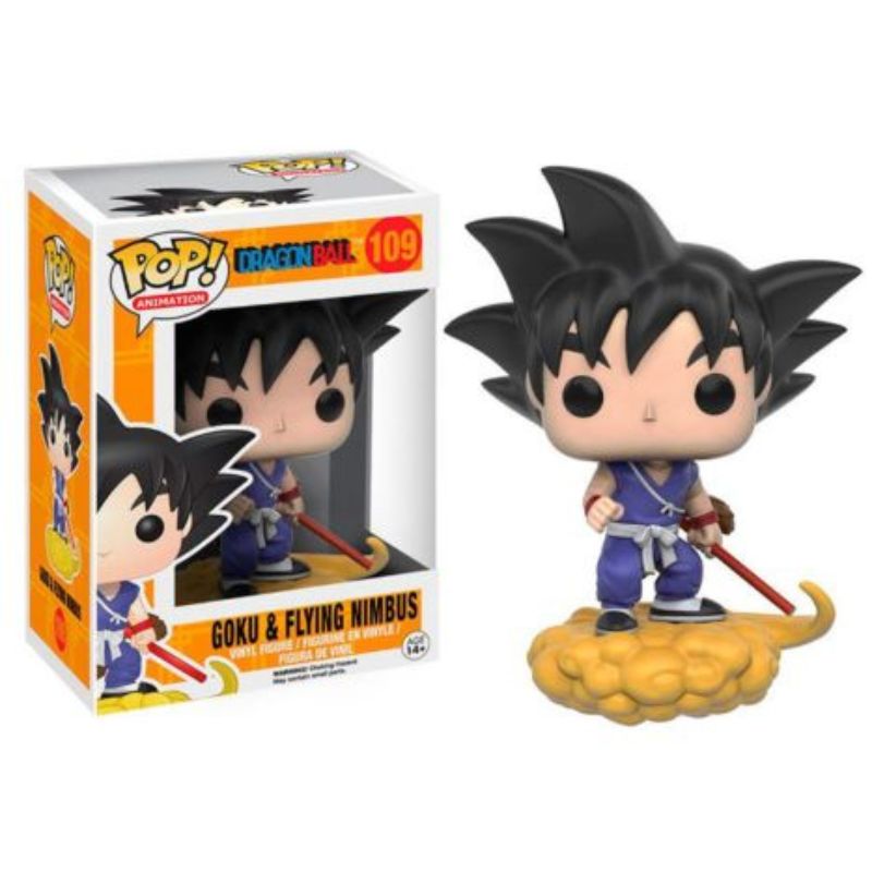 FUNKO POP DRAGON BALL Z Goku & Flying Nimbus 109  In Box (16 x 11cm) …x6