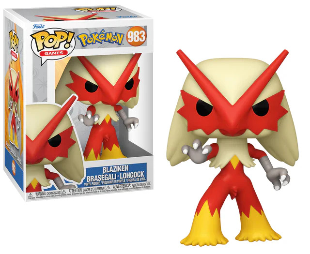 FUNKO POP! GAMES Pokemon – Blaziken 983 (In Box 11x16cm) …x6