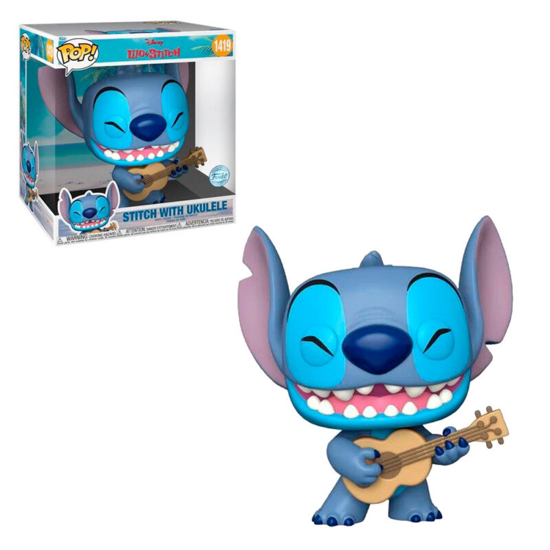 FUNKO POP! Jumbo LILO & STITCH Stitch with Ukelele 1419 In Box (35 x 30cm)…x2…x6