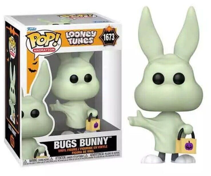 FUNKO POP ANIMATION Looney Tunes – Bugs Bunny (Ghost) 1673 In box (11x16cm) …x6