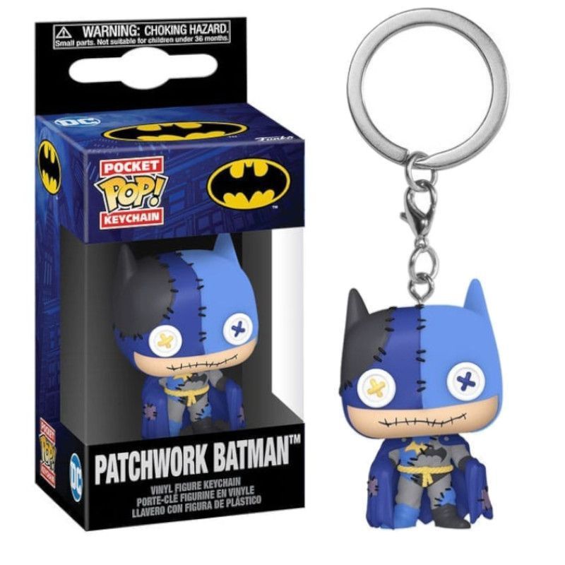 FUNKO POP Portachiavi Patchwork – Batman In box 5cm …x12