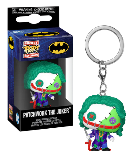 FUNKO POP Portachiavi Patchwork – Joker In box 5cm …x12