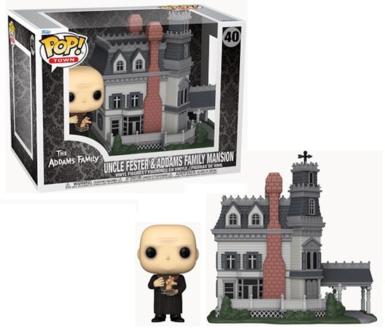 FUNKO POP TOWN Addams Family – Addams Home with Uncle Fester In box 40 (43 x 33cm)…x2