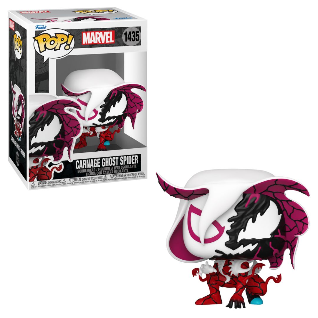 FUNKO POP MARVEL – Carnage Ghost Spider 1435 – In Box (11×16 cm)…x6