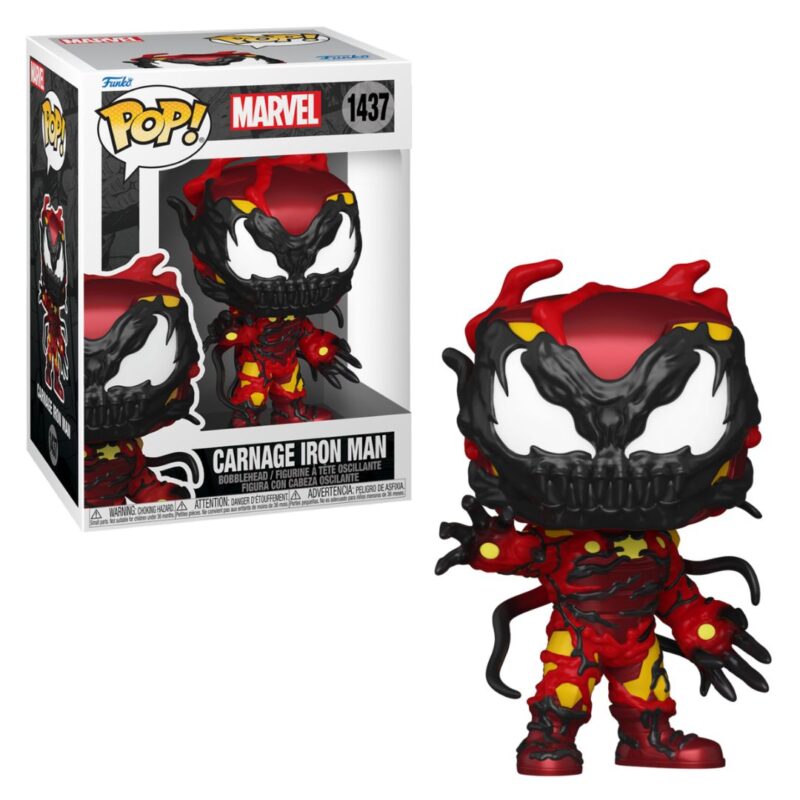 FUNKO POP MARVEL – Carnage Iron Man 1437 – In Box (11×16 cm)…x6