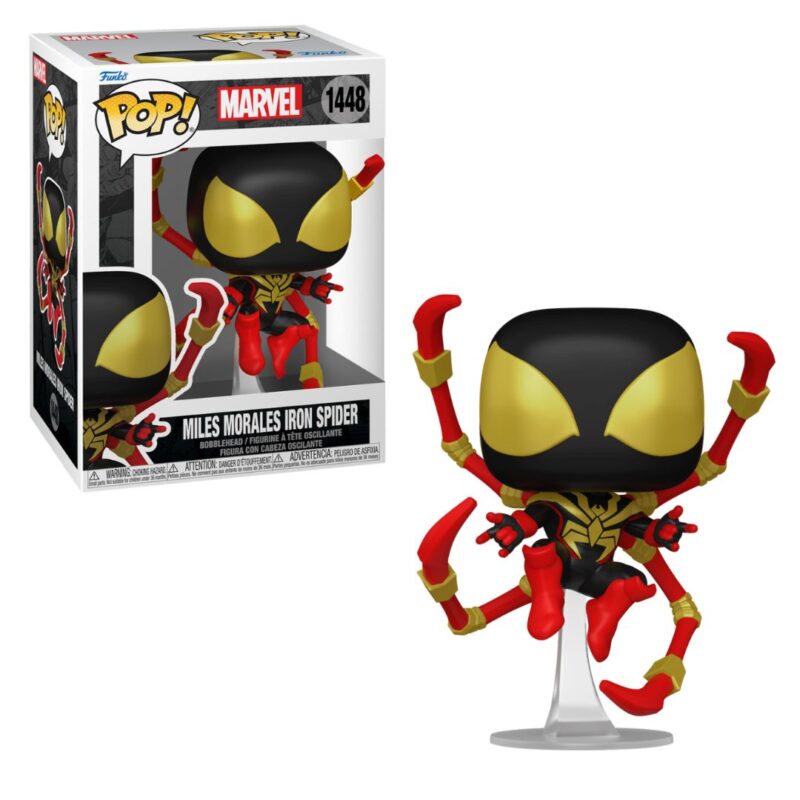 FUNKO POP MARVEL – Miles Morales Iron Spider 1448 – In Box (11×16 cm)…x6