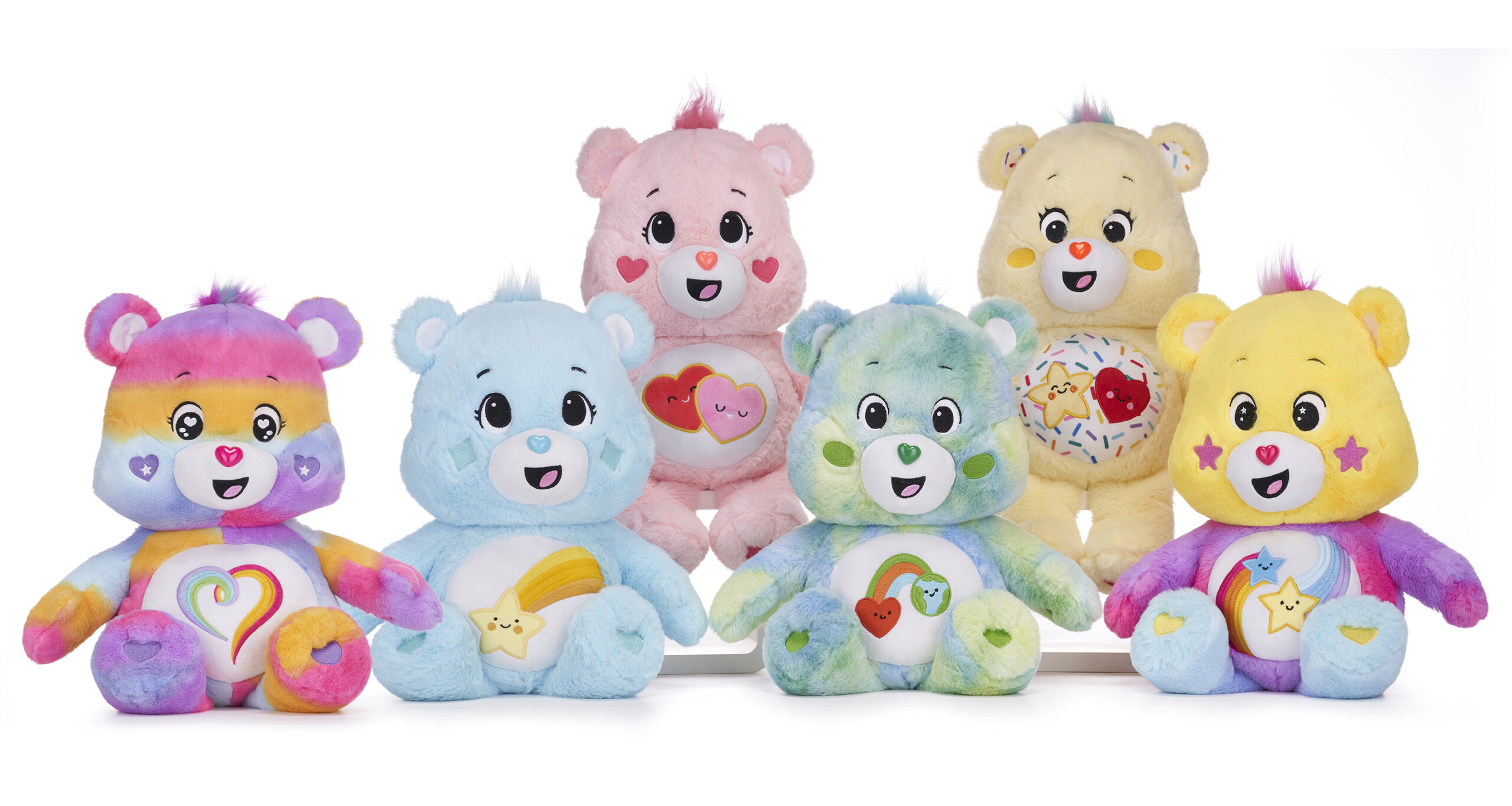 (Mis 3+) ORSETTI DEL CUORE (CARE BEARS) Serie 7 Peluche 33cm -6ass…x48