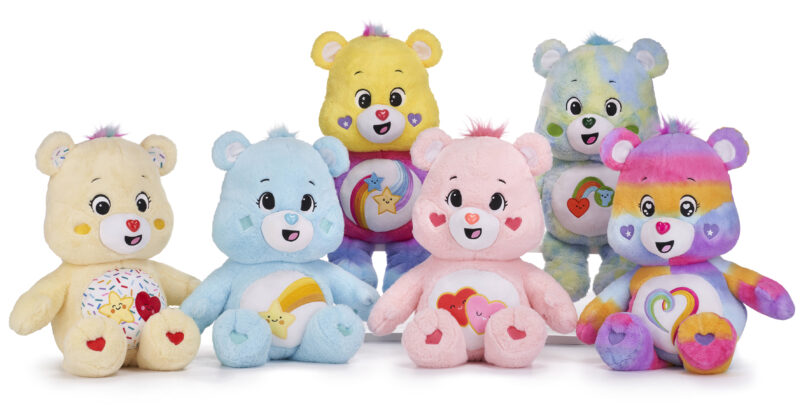 (Mis 7) ORSETTI DEL CUORE (CARE BEARS) Serie 7 Peluche 45cm -6ass…x48