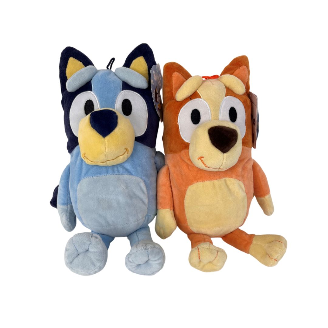 (Mis 3+) BLUEY (BLUEY &  BINGO) Zaino Peluche 28cm 2ass…x24