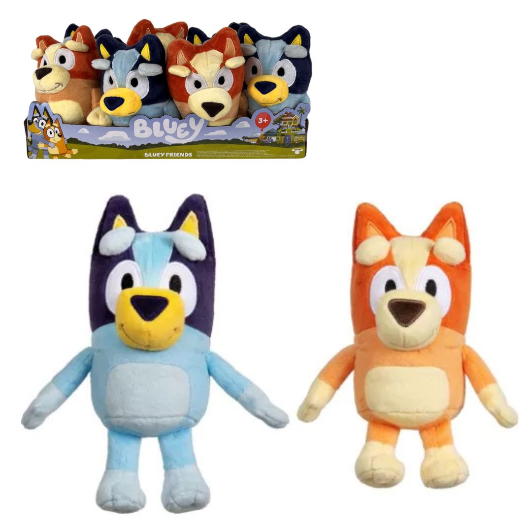 (Mis 2) BLUEY Peluche 18cm -In espo da 10 pz 2ass…x10