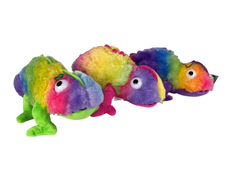 (Mis 3) CAMALEONTE ARCOBALENO Peluche 30cm 3ass…x84