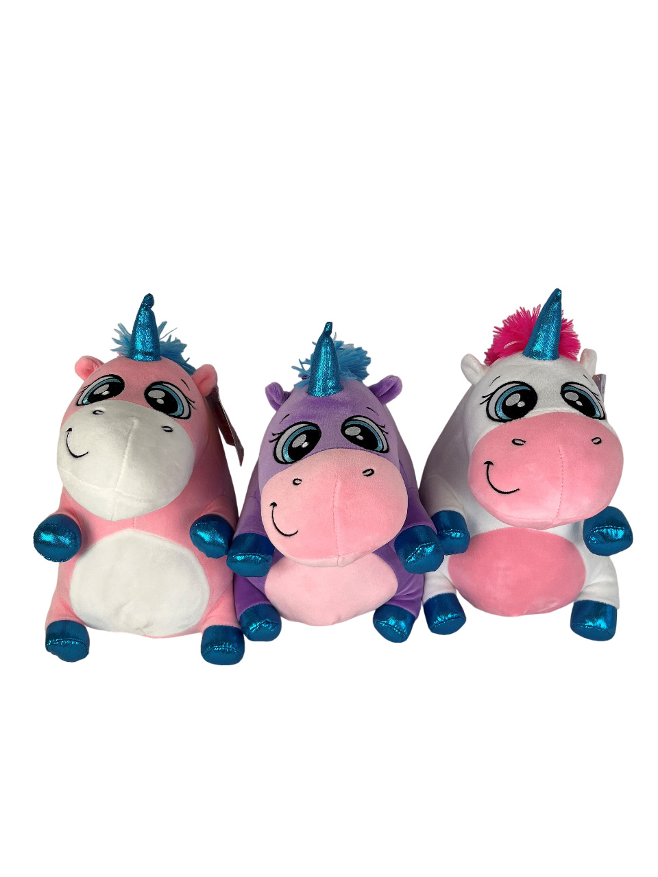 (Mis 5) MUCCA UNICORNO Peluche 30cm -3ass…x30