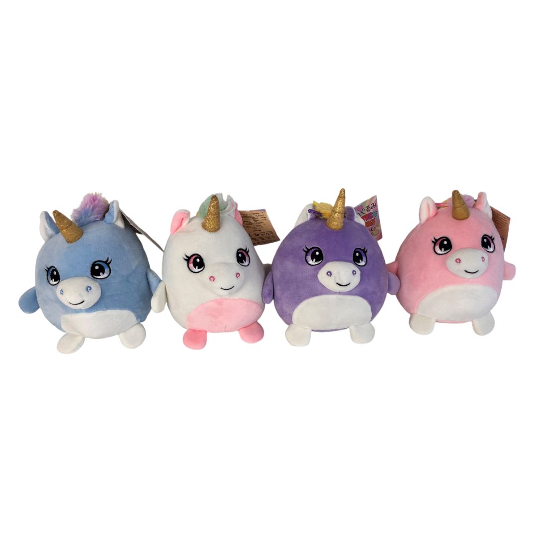 (Mis 3+) CUTIES UNICORN Peluche 20cm  – 4ass…x60