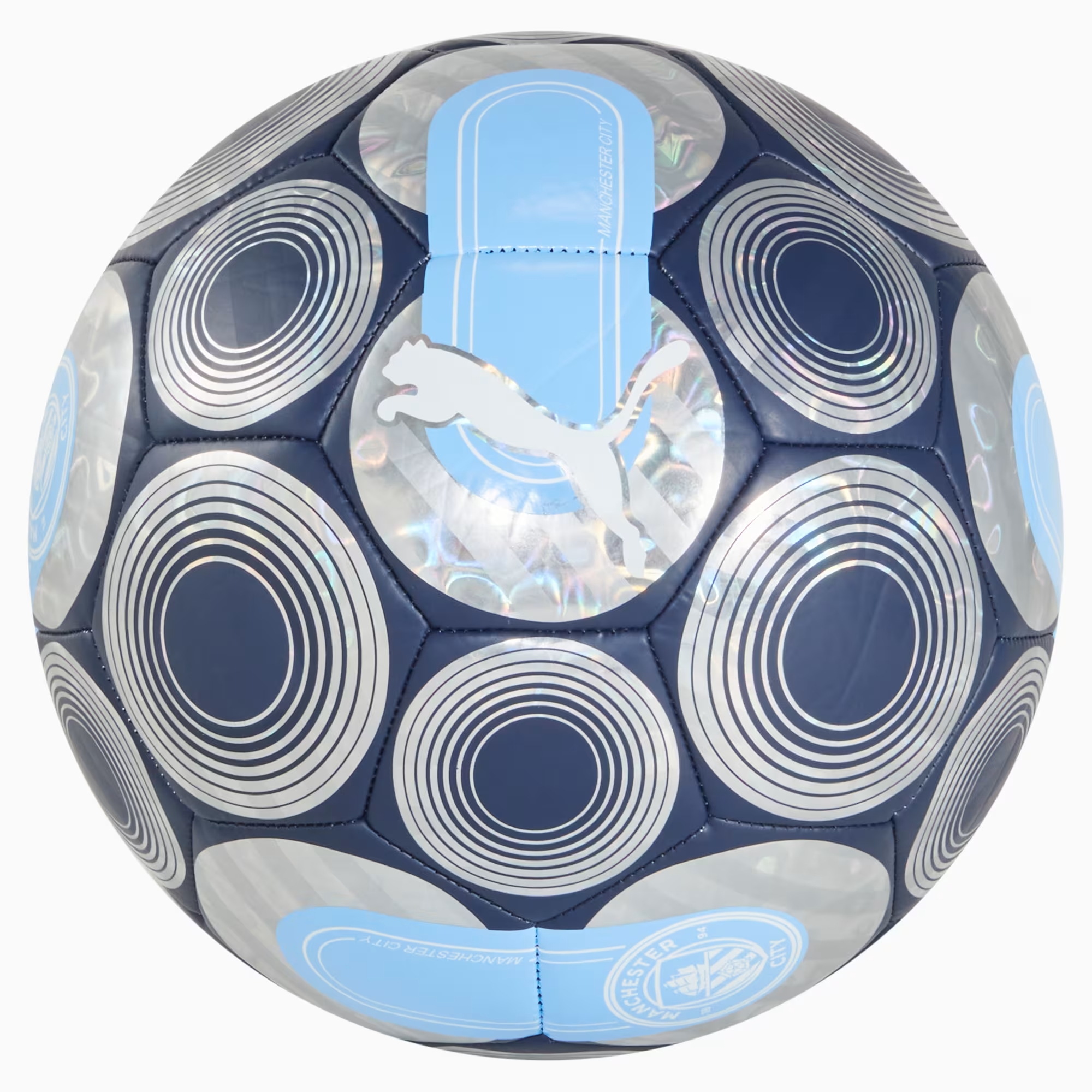 (Mis 1) PUMA Mini Ball MCFC Manchester City Culture (Blu/Azzurro)…X84