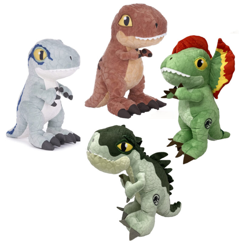 (Mis 3) JURASSIC WORLD Peluche 28cm -5ass…x72