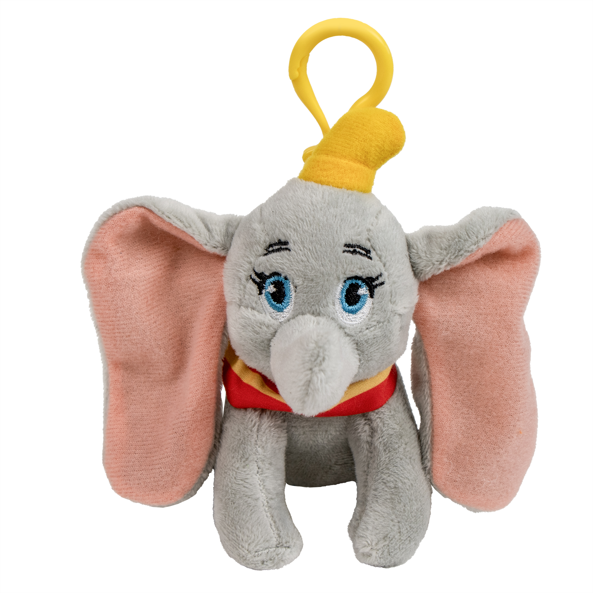 (Mis 0) DUMBO DISNEY Animal Friends Peluche Portachiavi 12,5cm c/Bagclip…x96