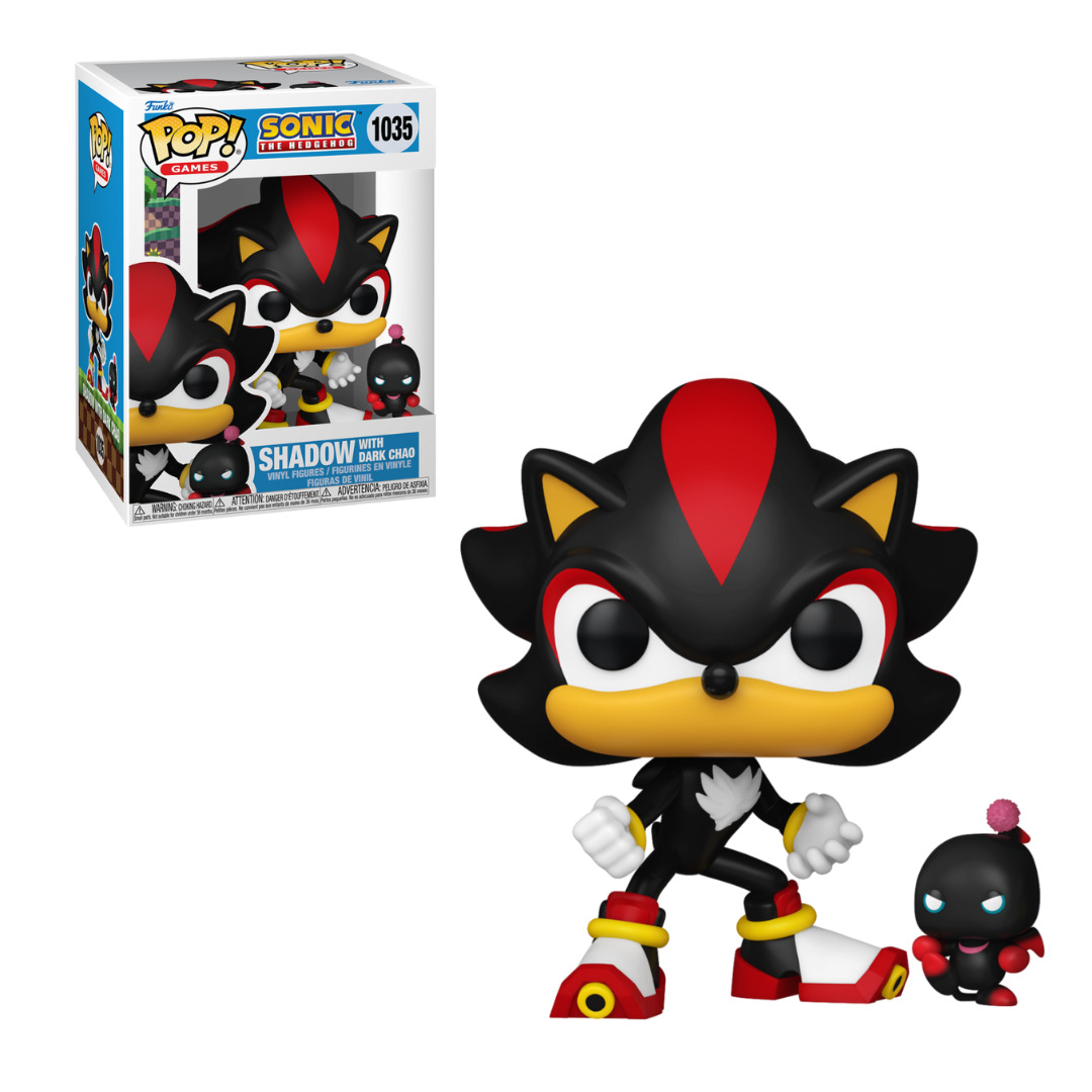 FUNKO POP! Sonic the Hedgehog -Sonic with Dark Chao 1035  In box (11x16cm)…x6