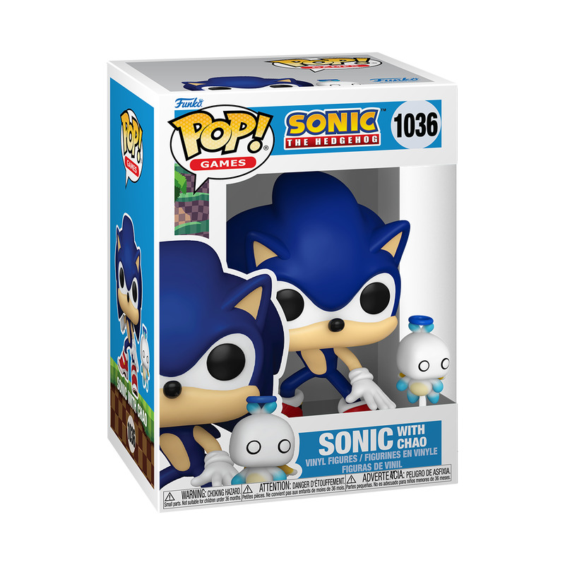 FUNKO POP! Sonic the Hedgehog -Sonic with Chao 1036  In box (11x16cm)…x6