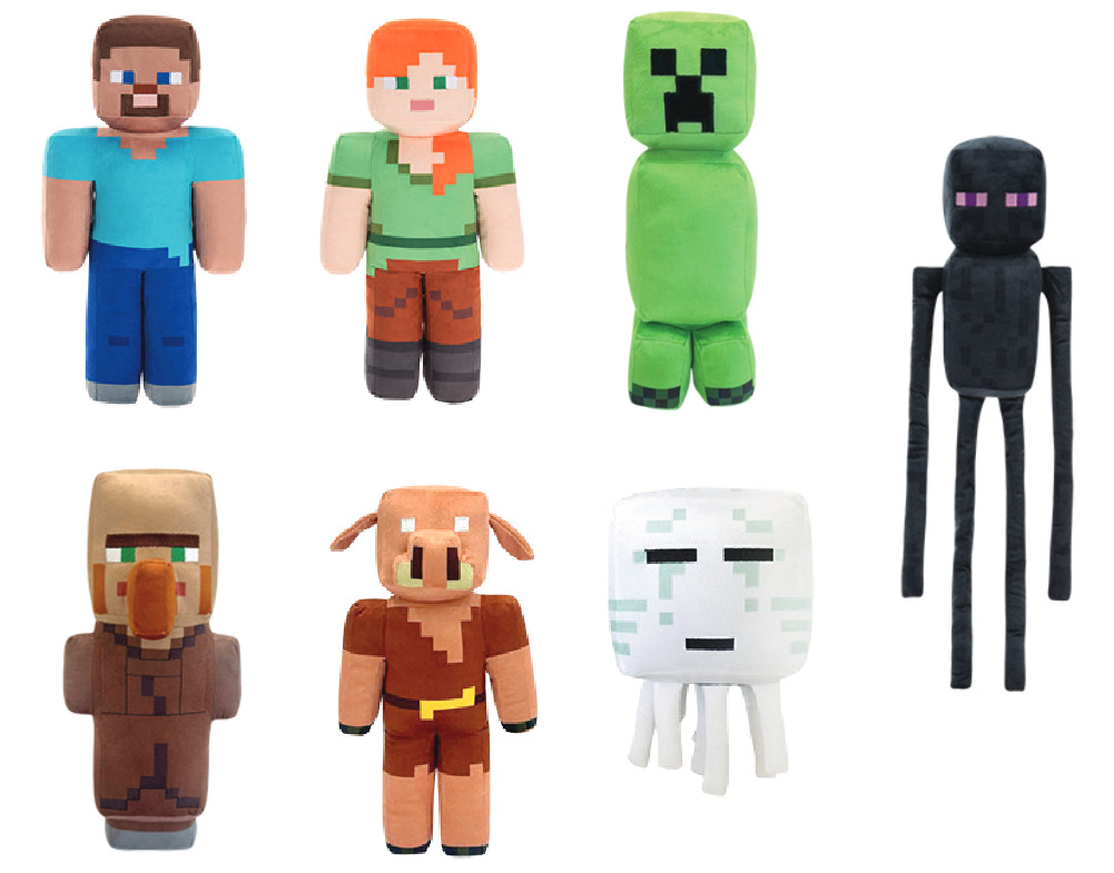 (Mis 2) MINECRAFT (Movie) Peluche 22cm 7ass…x120