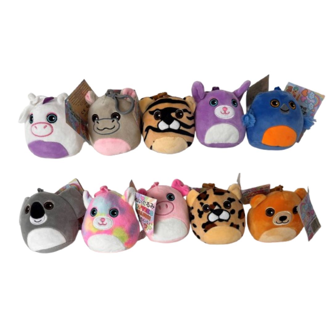 (Mis 0) CUTIES PLUSH Peluche 10cm c/Bagclip – 10ass…x20…x280