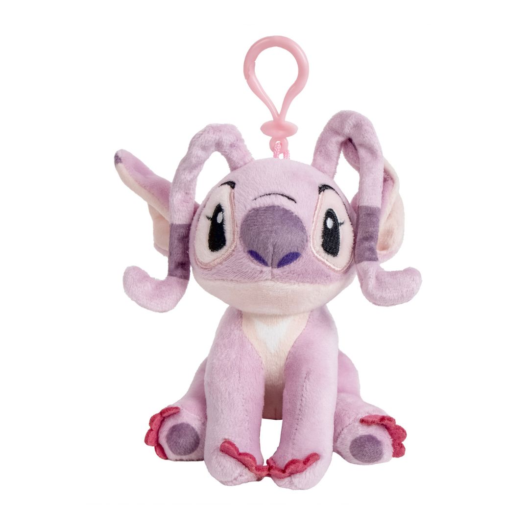 (Mis 0) ANGEL DISNEY (Stitch) Peluche Portachiavi 12,5cm c/Bagclip…x96