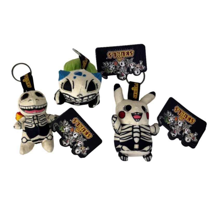 (Mis 0) CALAVERITAS Portachiavi Peluche 12 cm – 3ass…x12…x96