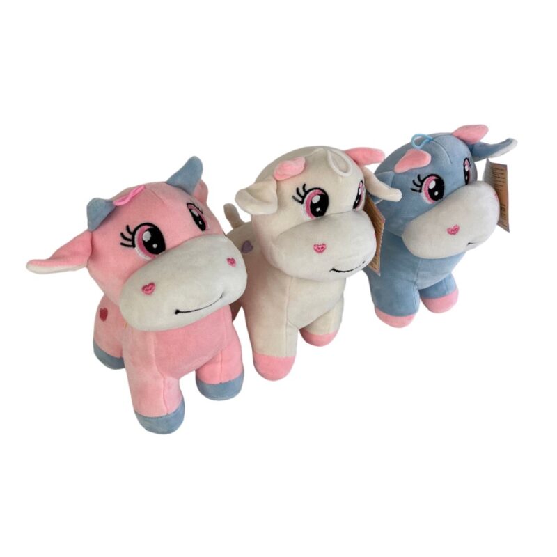 (Mis 2) MUCCA PASTELLO Peluche Squishy 20cm -3ass…x12…x108