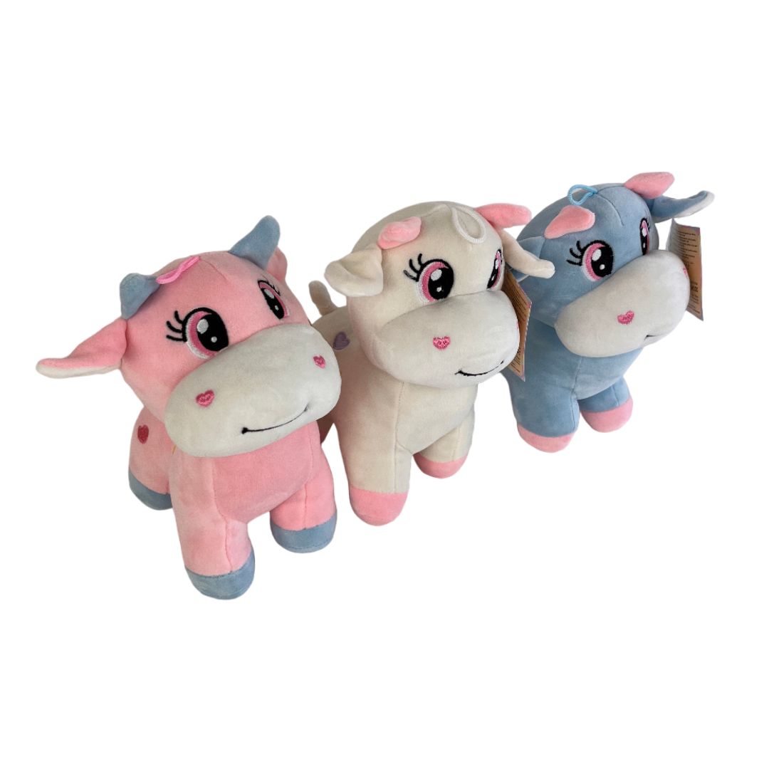 (Mis 5) MUCCA PASTELLO Peluche Squishy 35cm -3ass…x24