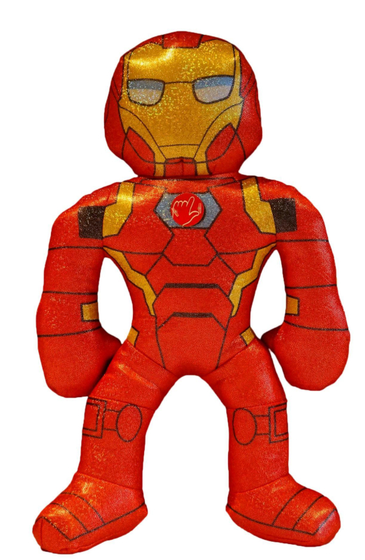 (Mis 3+) IRON MAN (Marvel) CROMATO CENTENARIO Peluche 38cm c/suono…x12