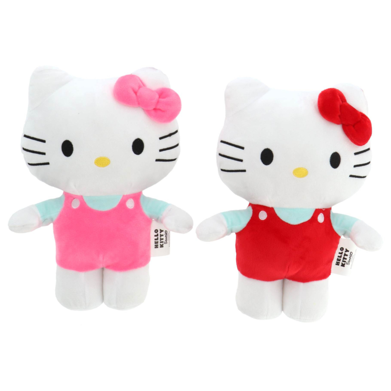 (Mis 3+) HELLO KITTY Peluche 28cm 2ass…x12